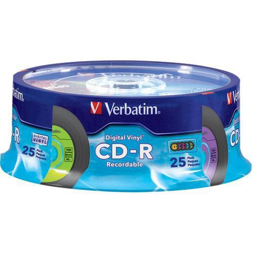 Verbatim CD-R Digital 5-Color Digital Vinyl Compact Disc