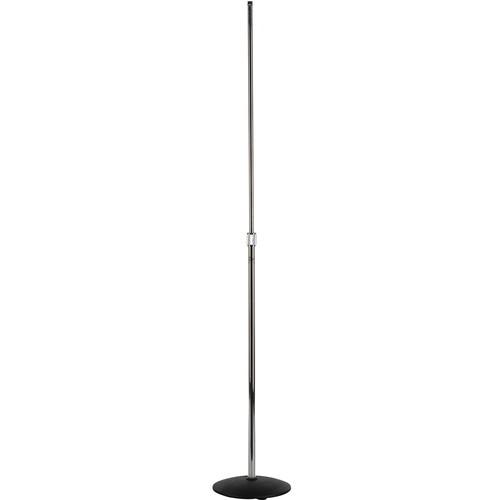 Atlas Sound MS-12C - Low Profile Round Base Microphone Stand - Height: 37.80 - 60.20"