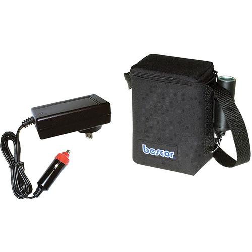 Bescor MM-9ATM Starved Electrolyte Battery - 12 VDC 108 Wh, Cigarette Jack Connector, with Automatic Charger