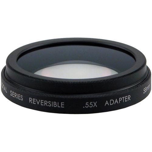 Century Precision Optics DS-55WA-58 0.55x Reversible Wide Angle Adapter Lens - 58mm