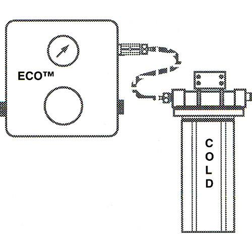 Delta 1 Eco Cold Water Filter Housing with Adapter bracket