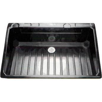 Delta 1 The Sink II ABS Plastic 6 Foot - Black 6" Deep
