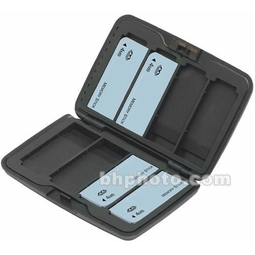 Hakuba Hard Plastic Digital Media Storage Case - holds 8 Memory Stick Cards