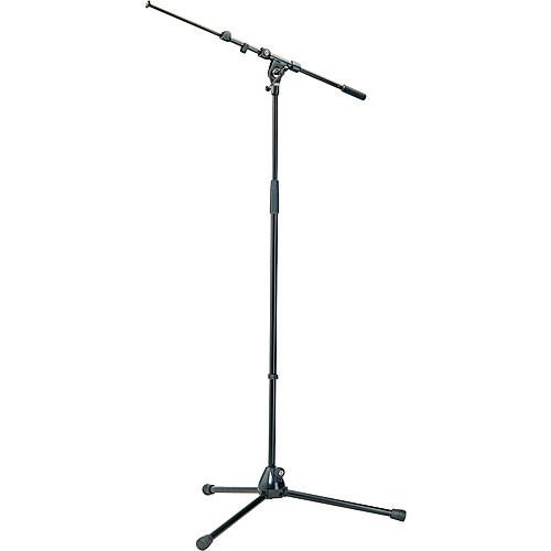 K&M 210 9 Tripod Microphone Stand with Telescoping Boom