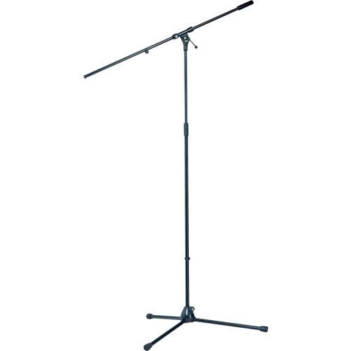 K&M Tripod Microphone Stand with Boom - Height: 43 - 79"