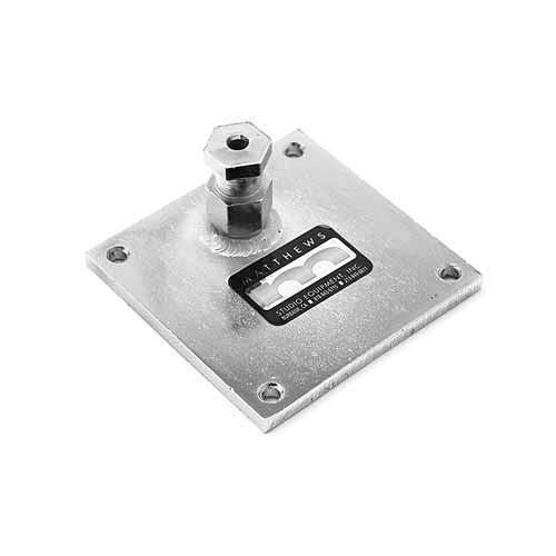 Matthews Mounting Plate - 4 x 4" with Snap-In Pin for Super Clamp
