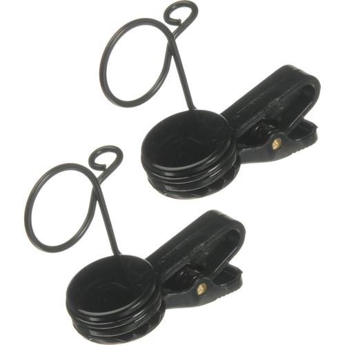 Shure RK183T1 - Set of 2 Single Tie Clips for MX183, MX184, MX185, WL183, WL184 & WL185 Lavalier Microphones