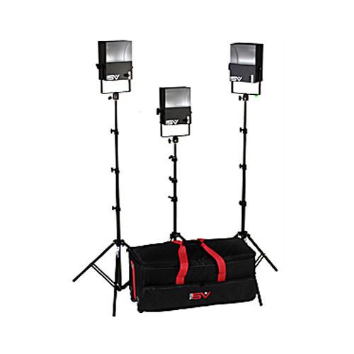 Smith-Victor SL300 3-Light 1800 Watt Softlight Location Kit