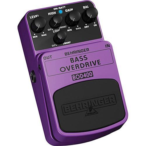 Behringer BOD400 Bass Overdrive Stompbox Effect Pedal