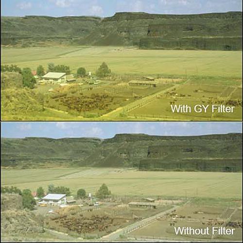 Cavision 5.65 x 5.65" Graduated Yellow 1 Glass Filter