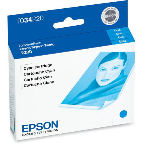 Epson UltraChrome Cyan Ink Cartridge for Epson Stylus Photo 2200 Printer