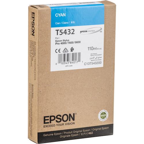Epson UltraChrome, Cyan Ink Cartridge for Epson Stylus Pro 4000, 7600 & 9600 Printers
