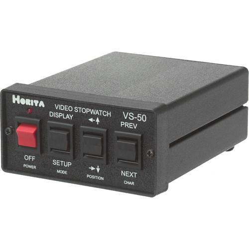 Horita VS-50 Video Stopwatch, Overlay Stopwatch for Production Countdown, Remote, GPI