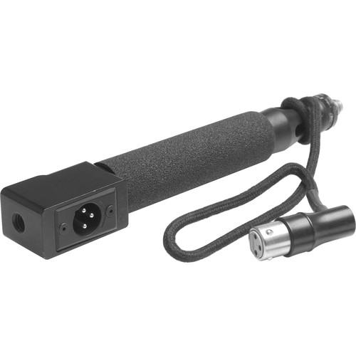 K-Tek K-HGW 6" Foam Lined Wired Hand Grip with XLR Output Base, Boompole Head and 3 8" Threading