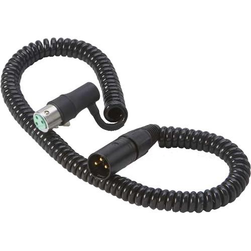 K-Tek KTK18NK - XLR Male to XLR Female Coiled Cable for Boompoles