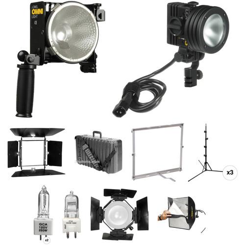 Lowel Omni-light, Pro-light, Rifa eX Three-Light Kit