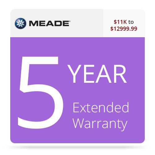 Meade 5-Year Extended Warranty for $11000-12999.99 Telescopes