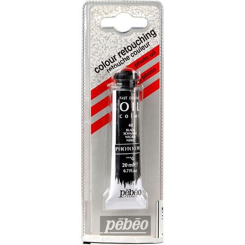 Pebeo Oil Color Paint: No.40 Black - 3 4x4" Tube