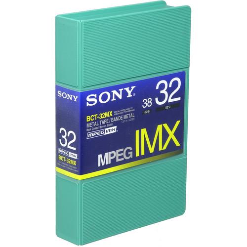 Sony BCT32MX MPEG IMX Video Cassette, Small