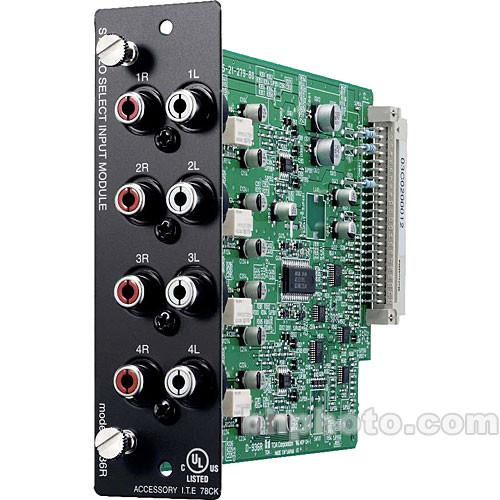 Toa Electronics D-936R - 4-Input Stereo RCA Module for Digital Mixers