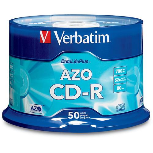 Verbatim CD-R 700MB 52x DataLifePlus Write Once Recordable Compact Disc