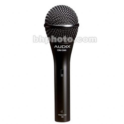 Audix OM3S Handheld Hypercardioid Dynamic Microphone with On Off Switch