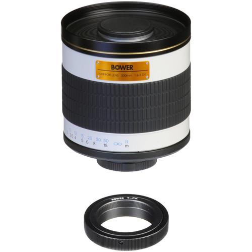 Bower 500mm f 6.3 Manual Focus Telephoto Lens for Pentax Screw Mount