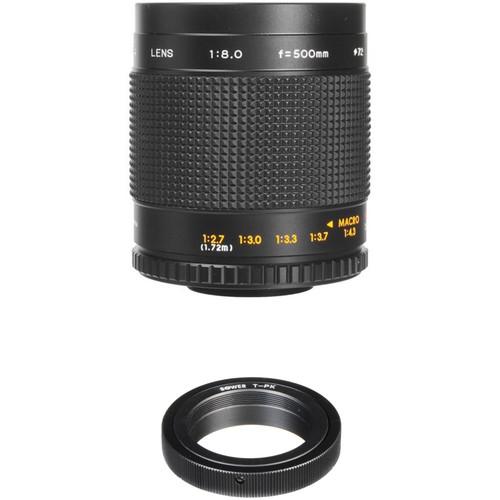 Bower 500mm f 8.0 Manual Focus Telephoto Lens for Pentax