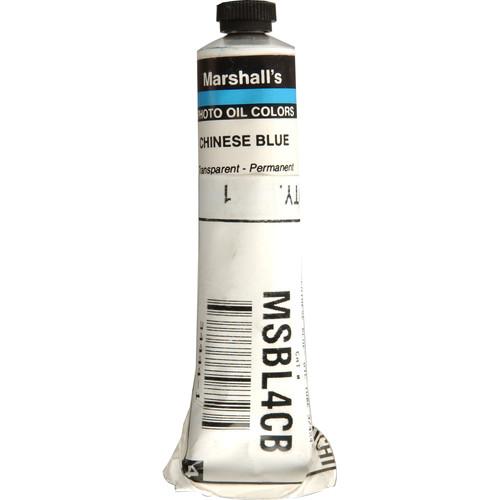 Marshall Retouching Oil Color Paint: Chinese Blue - 3 4x4" Tube