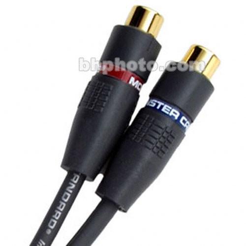 Monster Cable Interlink Junior Two RCA Female to RCA Male Y-Cable - Six Inch