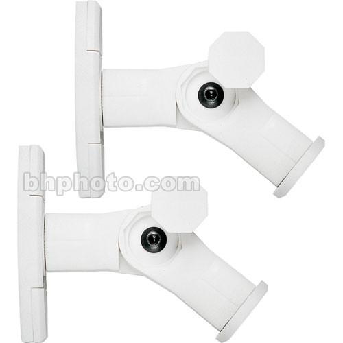 SANUS WMS3W Wall Ceiling Mount Bracket for Satellite Speakers - Pair - White