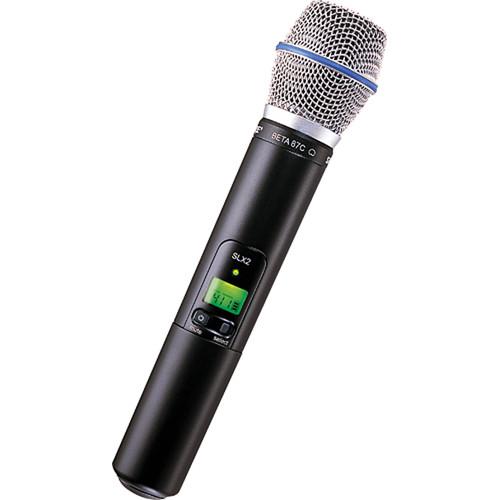 Shure SLX2 Handheld Wireless UHF Transmitter with Beta 87A Microphone