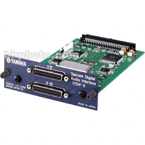 Yamaha MY16TD - 16 Channel TDIF Interface Card for Yamaha 02R96 and DM Series Consoles