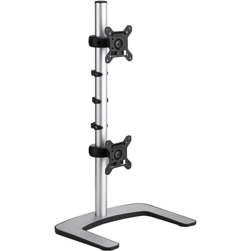 Atdec Visidec VFS-DV Freestanding Vertical Mount for Dual Monitors