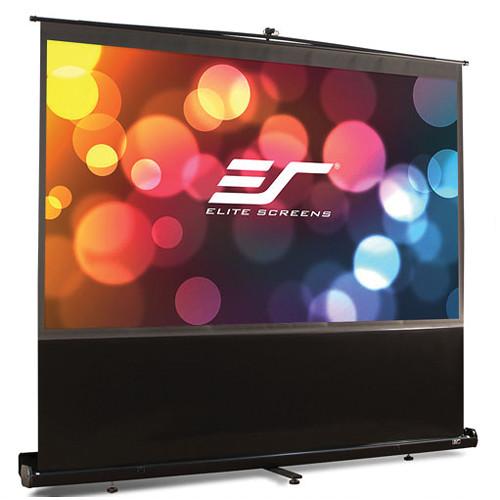 Elite Screens F150NWH ezCinema Portable Front Projection Floor Screen