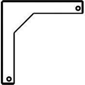 HamiltonBuhl AW6 6" Wall Bracket