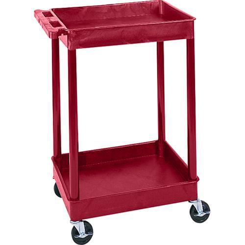 Luxor STC11 24 x 18" Two Shelf Heavy-duty Utility Cart