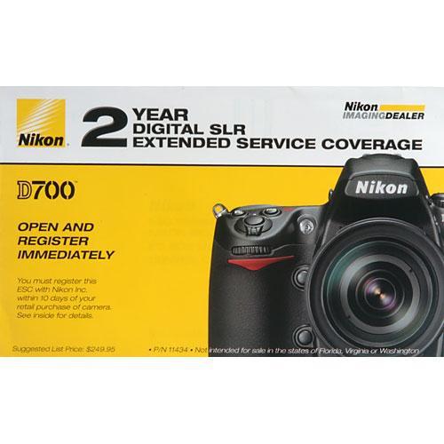 Nikon 2-Year Extended Service Coverage for Nikon D700 Digital Camera