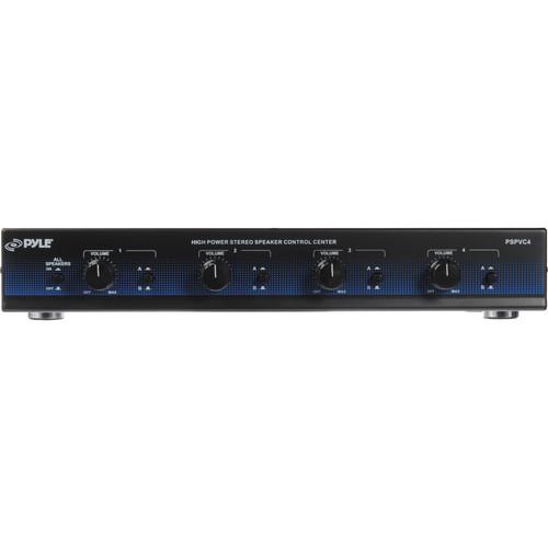 Pyle Pro PSPVC4 4-Channel High Power Speaker Selector