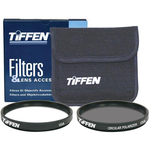 Tiffen 58mm Ultra Clear and Circular Polarizer Filter Kit