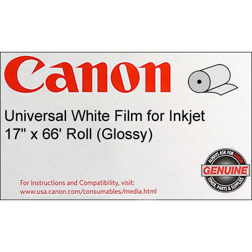 Canon Universal White Film for Inkjet - 17" x 66