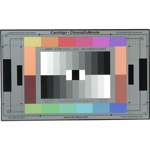 DSC Labs ChromaDuMonde 12 4 Senior CamAlign Chip Chart