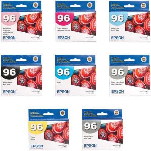 Epson 96 UltraChrome K3 Matte Black 8-Cartridge Ink Set