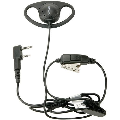 Kenwood Model KHS-27, D-Ring Headset with In-Line Push-to-Talk Mic