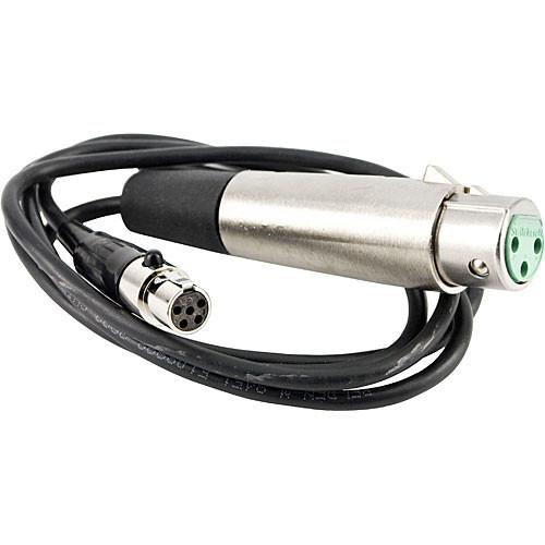 Lectrosonics MC-60 XLR Female to TA5-Female Cable for Wireless Transmitters