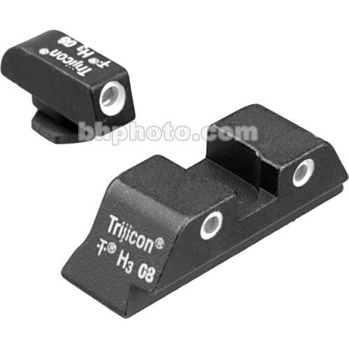 Trijicon Glock 3 Dot Front & High Rear Bright & Tough Night Sight Set