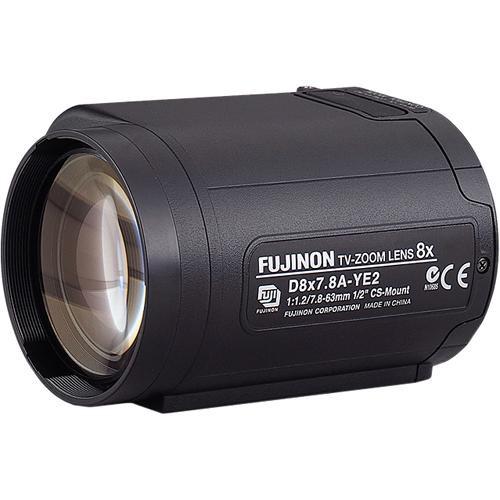 Fujinon D8X7.8A-SE2 1 2" CS Mount 7.8-63mm F1.2 Motorized Zoom Lens
