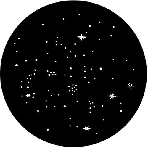 Rosco Standard Steel Gobo #77514 - Star Cluster - Size B 86mm
