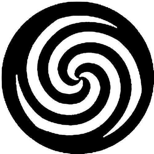 Rosco Standard Steel Gobo #77761 - Spiral - Size D 53.3mm