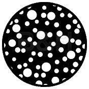 Rosco Standard Steel Gobo #9653 - Bubbles